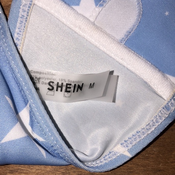 SHEIN size medium blue stars strapless bikini top - Picture 6 of 7